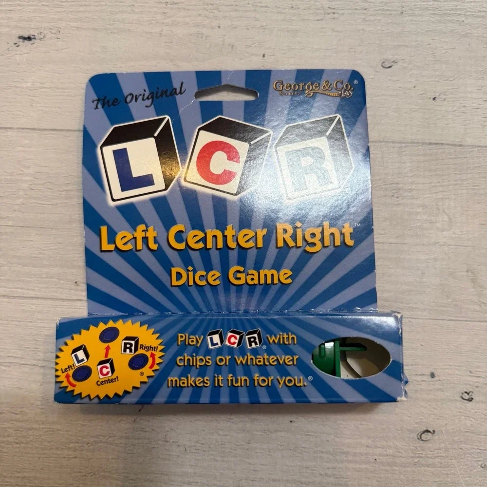LCR left center right dice game‎